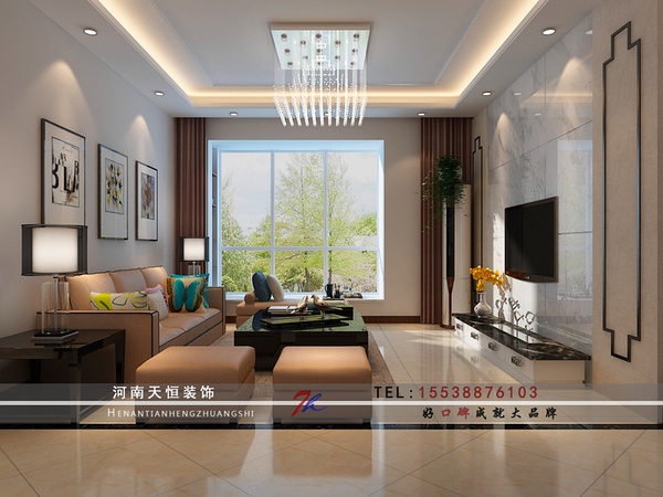 洛陽裝修案例鼎盛國際（暖，歸），天恒裝飾施工