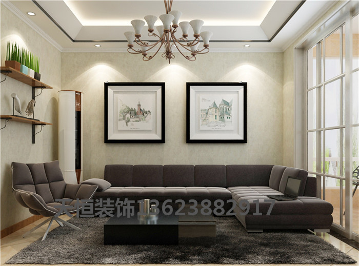 洛陽裝飾公司精彩案例大瞾國際現(xiàn)代簡約天恒設(shè)計(jì)施工裝修